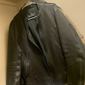 The Face New York lamb skin leather jacket size M